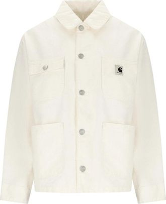 Carhartt Work in Progress W OG Michigan Coat - Dames - Spijkerjassen - Wit - XS - Katoen - Jassen