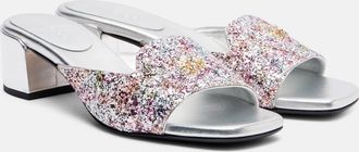 Jimmy Choo London Mules Dina 45 con glitter