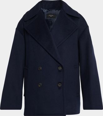 Max Mara Alpe Double-Sided Wool Peacoat