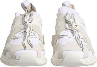 Dolce & Gabbana White Mesh Sorrento Trekking Sneakers Mens Shoes (Pre-Owned)