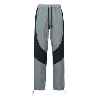 Nike Jordan Mens Air Jordan Flight Contrasting Colors Breathable Drawstring Sports Pants/Trousers/Joggers Autumn Gray CV3175-084