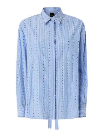 Pinko Shirt In Light Blue Cotton