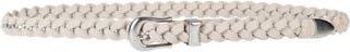 Linea Pelle Braided Belt in Bone at Nordstrom Rack, Size X-Large