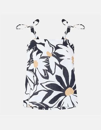 Vero Moda Womens Relaxed Fit Square Neck Tank - White - Size: 12