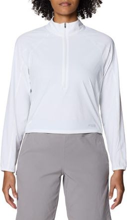 Mountain Hardwear Sunshield Half-Zip UPF 50+ Jacket in Fogbank at Nordstrom, Size X-Large