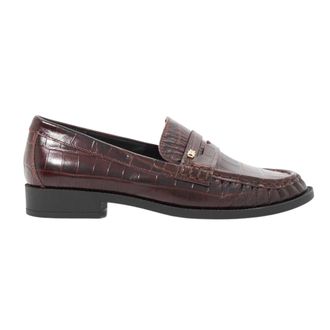 Dune London Galex leren penny loafers voor dames (Bruin)