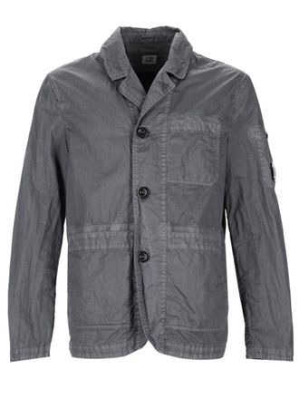 C.P. Company Neutrals 50 Fili Classic Collar Blazer