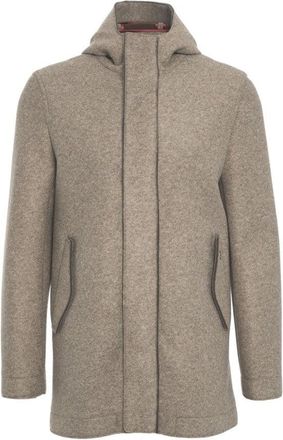 Bob Hooded Wool Coat