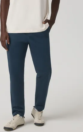 Vuori Clothing Fletcher Elastic Waist Pants Athletic Slim Fit 30 | Ocean Blue | XS, Size Extra Small