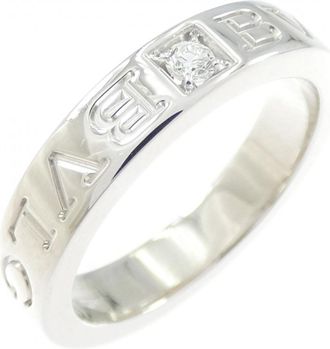 Bulgari White Gold White Gold (18K) Band Ring (Pre-Owned)