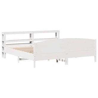 Berkfield Home Decorative Bed Frame without Mattress White 180x200 cm Super King