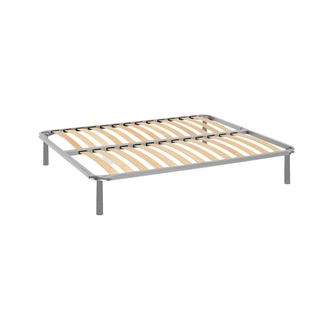 Dmora Somier Doble Malvina, Base Ortop&eacute;dica De Contrachapado De Abedul De 13 Lamas, 100% Made In Italy, 160x190h34 Cm, Con Embalaje Reforzado - Talamo Itali