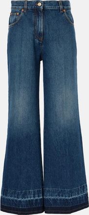 Valentino VGold high-rise flared jeans