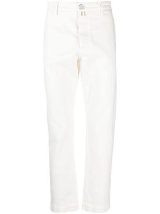 Jacob Cohen Jeans dritti con stampa - Bianco