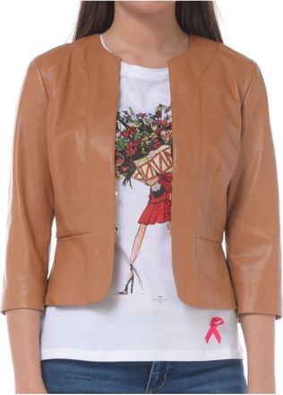Nenette Night Jacket - Dames - Blazers - Bruin - S - Polyester - Jassen