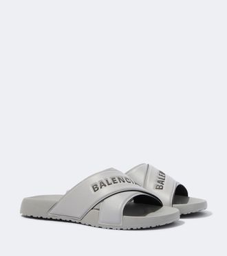 Balenciaga Sporty Pool slides