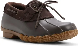 Sperry Top-Sider Saltwater Waterproof Duck Shoe in Dark Brown at Nordstrom, Size 9.5