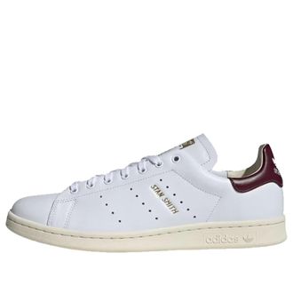 adidas Stan Smith Lux Cloud White Maroon ID1414