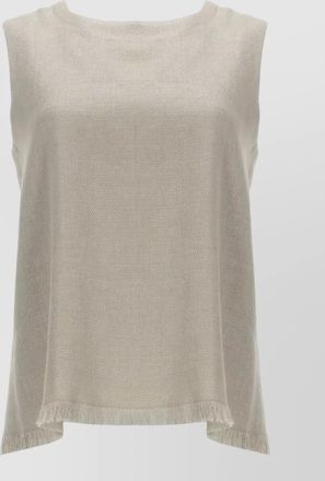 Max Mara linen tank top