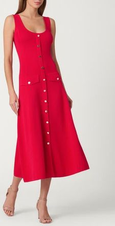 Shoshanna Edgemont Knit Marta Dress in Cherry at Nordstrom, Size X-Large