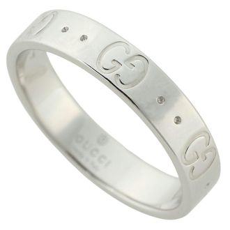 Gucci White Gold White Gold (18K) Band Ring (Pre-Owned)