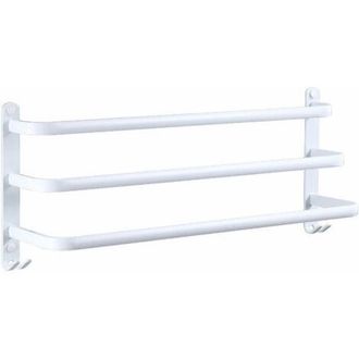 OEM Toallero De Pared Para Ba&ntilde;o Con Ganchos (blanco, 50 Cm)