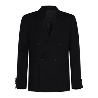 Lardini Blazers, male, Black, M, Black Jackets