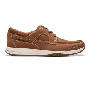 Clarks Sailview Lace Schoen - Heren - Veterschoenen - Bruin - 39 1/2 EU - Leer - Schoenen