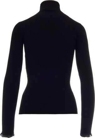 Elisabetta Franchi Womens Knit Jumper Black Viscose Jumpers Sweater