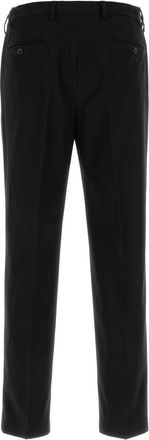 Prada Mens Cotton Trousers Black