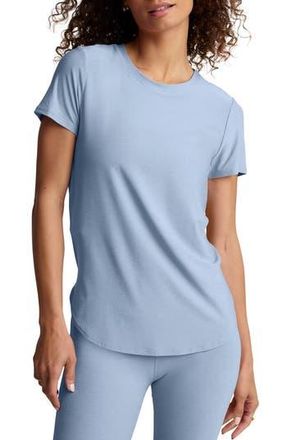 Beyond Yoga On the Down Low T-Shirt in Blue Zen Heather at Nordstrom Rack, Size X-Small