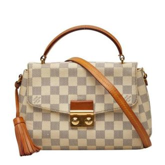 Louis Vuitton Pre-owned Handbags, female, White, Size: ONE SIZE Pre-owned Vintage Shoulder Bag