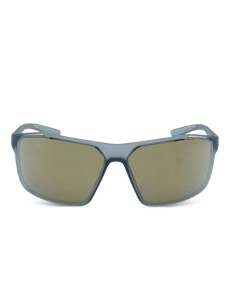 Nike Windstorm rectangle-frame sunglasses - unisex - Acetate - One Size - Grey