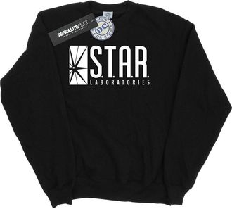 DC Comics DC Comics Heren The Flash STAR Labs Sweatshirt (Zwart)