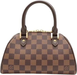 Louis Vuitton Pre-owned Vintage Canvas Handbag - Dames - Vintage Handtas - Bruin - ONE Size - Vintage