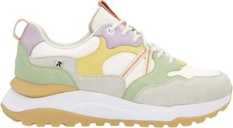 Rieker Sport Sneaker - Dames - Schoenen - Veelkleurig - Maat: 38 EU Leer