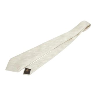 Louis Vuitton Pre-owned Cravat - Heren - Pre-owned - Beige - Maat: ONE Size Zijde