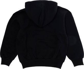 Moschino Hoodie Boy Black Cotton Hoods & Sweatshirts