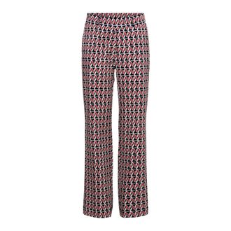 &Co Woman Basic Travel Broeken - Dames - Wijde Broeken - Veelkleurig - XL - Broeken