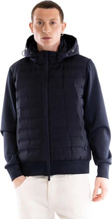 People of Shibuya Gewatteerd Technisch Jack - Heren - Winterjassen - Blauw - L - Polyester - Jassen