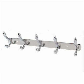 Trade Shop Trade Shop - Appendino Appendi Abiti Multiuso A 5 Ganci Ali Finitura Cromo Lucido 52182