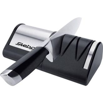 Steba KS1 290100 Affilacoltelli Nero, Argento