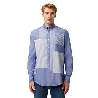Harmont & Blaine Crk 949012595M - Heren - Casual Overhemden - Blauw - S - Overhemden