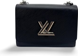 Louis Vuitton Twist Epi Leather With Limited Edition Hardware Black Leather Handbag (Pre-Owned)