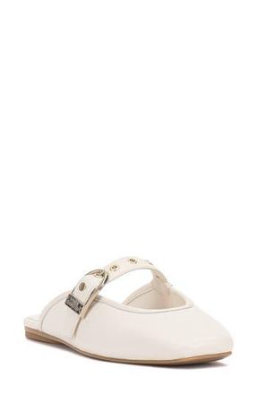 Vince Camuto Vaydie Flat Mule in Coconut Cream at Nordstrom Rack, Size 5