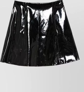 Emporio Armani paneled a-line mini skirt