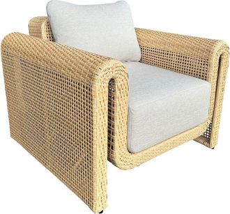 Safavieh Couture Cleandra Wicker Patio Chair