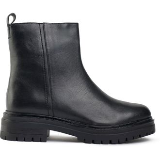 Sole Womens Gia Inside Zip Boots - Black Leather - Size UK 5