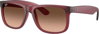 Ray-Ban Justin Brown Gradient Square Mens Sunglasses RB4165 6815A5 54