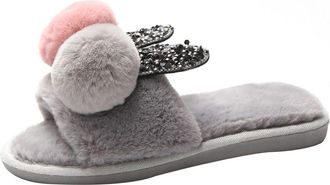 Generic Cloud Slippers Women Men [Warm Upgrade] Womens Warm Soft and Comfortable Your Feet in Winter Dog for Non Slip Pink Sliders for Comfy Kicks Fluffy Open